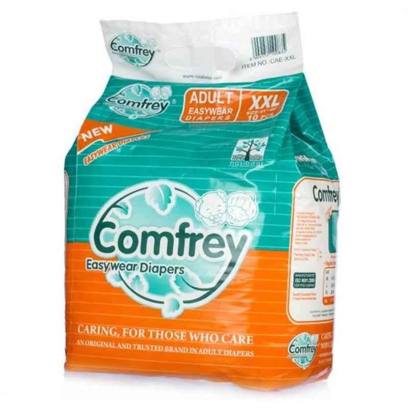 Comfrey 10 Pieces Double Extra Large Adult Diaper