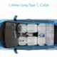 Portronics Car Power 2C Blue Car Charger with Type-C Cable & Single USB Port, POR-855