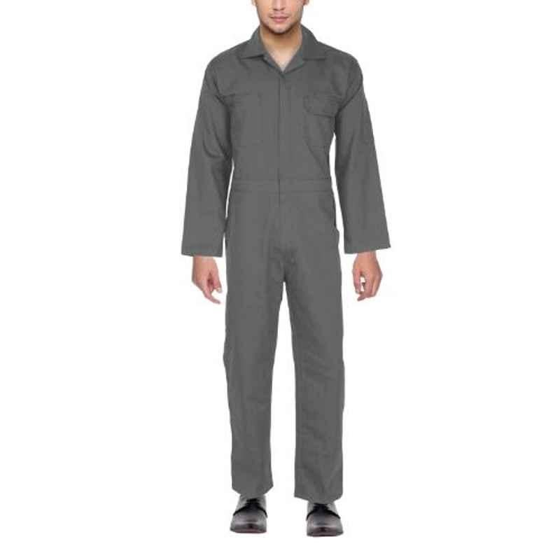 Club Twenty One Workwear Medium Polyester Cotton Grey Boiler Suit for Men