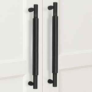 Plantex 288mm Stainless Steel Black Matte Finish Pull Cabinet Handle for Home & Office, APS-DTC-3910-BLK-288MM-PK-2 (Pack of 2)