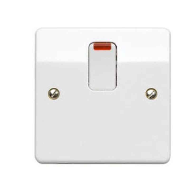 MK 20A Double-Pole Switch with Neon, K5423WHI