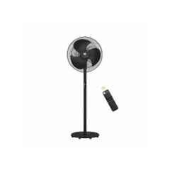 Atomberg Stelios Pro 105W Midnight Black High Speed Pedestal Fan for Home with LED Display, 6 Speeds, Remote, Sweep: 400mm