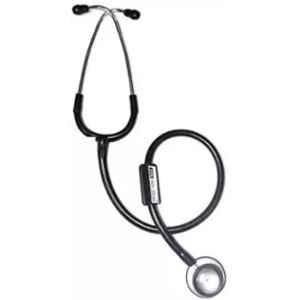 Microtone 21 inch Black Acoustic Stethoscope with Dual-Sided Chest Piece, MSI001