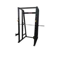 GYM24 Equipment Heavy-Duty Steel Black Commercial Grade Smith Machine Rack