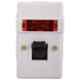 Anchor Penta 32A White Surface DP Switch With Neon, 39094