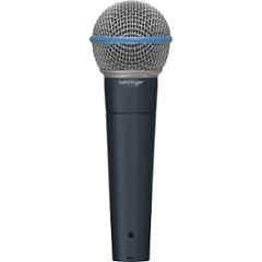 Behringer 35dB 50Hz-15KHz Black Dynamic Super Cardioid Microphone, BA 85A