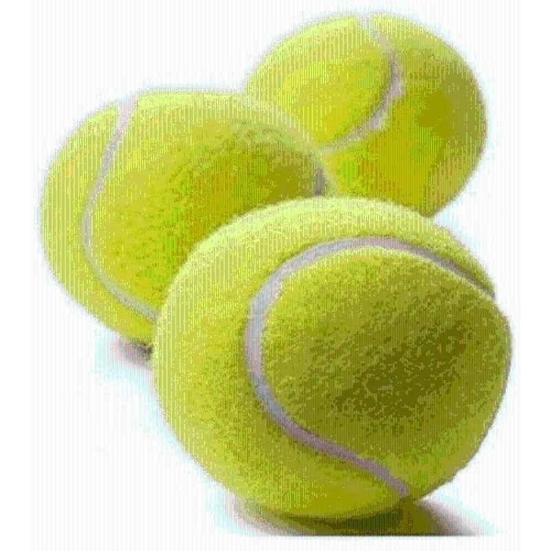 Parshv Groups Tennis Ball for Cricket, Soft Tennis Ball, 3 Pcs Cricket Tennis Ball (Standard) (Pack of 3) Green)