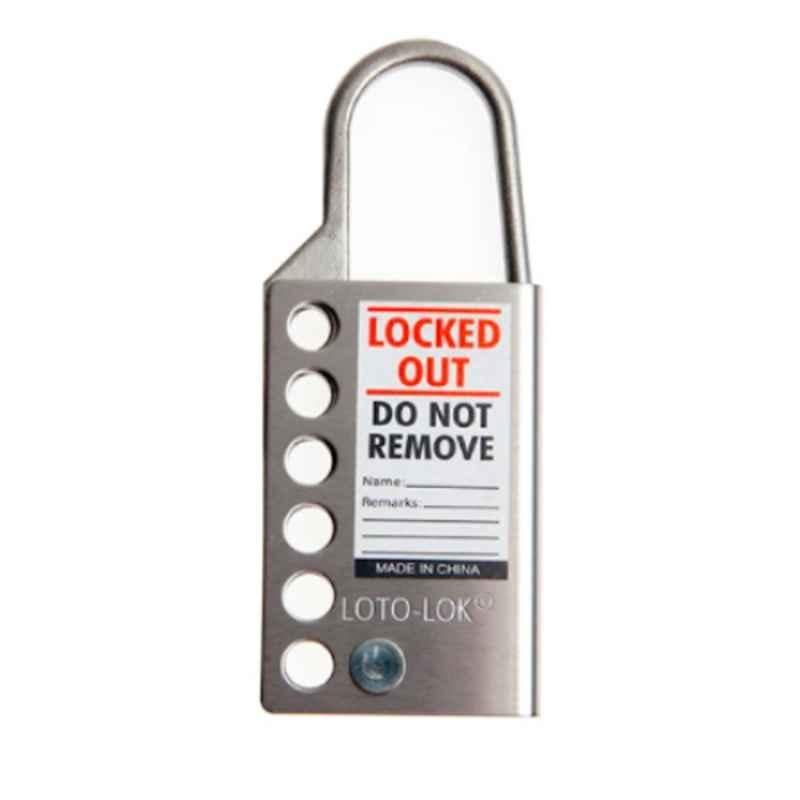 LOTO-LOK Stainless Steel Lockout Safety HASP, HSP-SS316-25