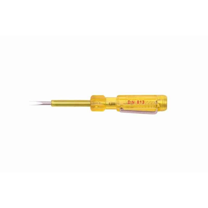 De Neers 125mm DN-813 Yellow Handle Screw Driver with Neon Bulb