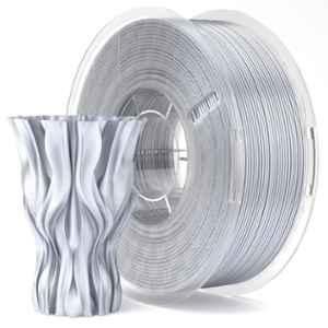 Elegoo 1kg 1.75mm Polylactic Acid Silk Silver 3D Printer Filament