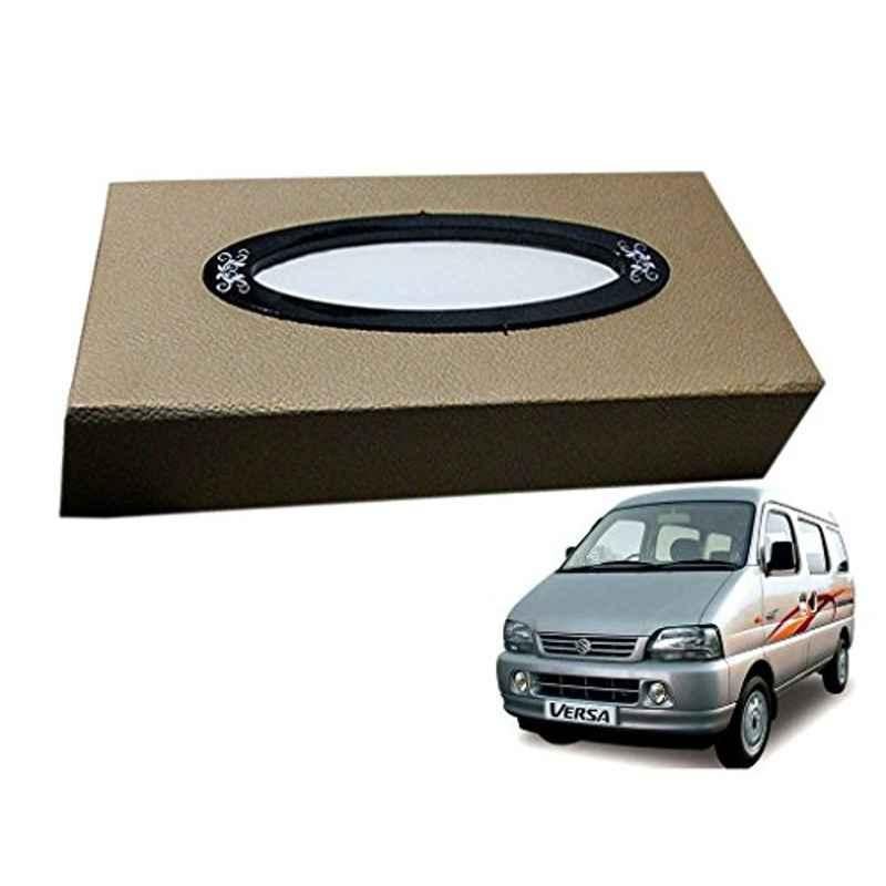 Kozdiko 200 Sheets 100 Pulls Beige Tissue Paper Box for Maruti Versa, koz_33165