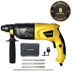 iBELL Vormir VRH20-25 500W SDS Plus Heavy Duty Rotary Hammer Drill with Safety Clutch, 2 Functions Vibration Control & 6 Months Warranty