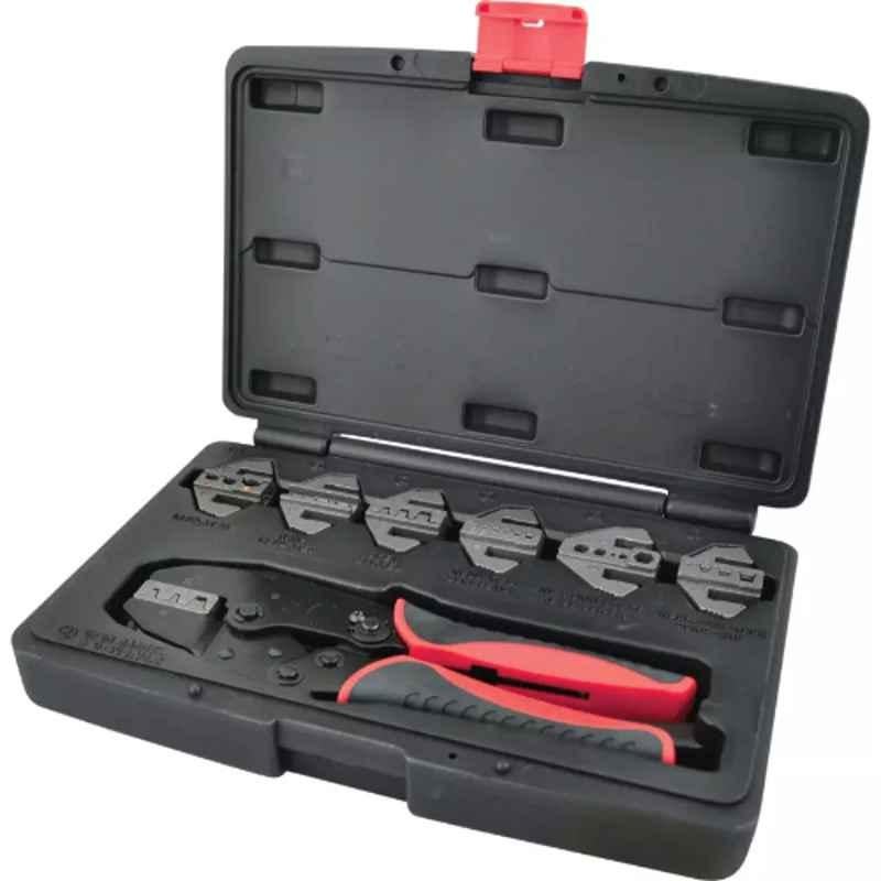 Buy Kennedy 8 Pcs Ratchet Crimping Tool Set with Interchangeable
