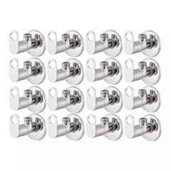 Fastgear Prime Stainless Steel Silver Chrome Finish Angle Valve, FG094 (Pack of 16)