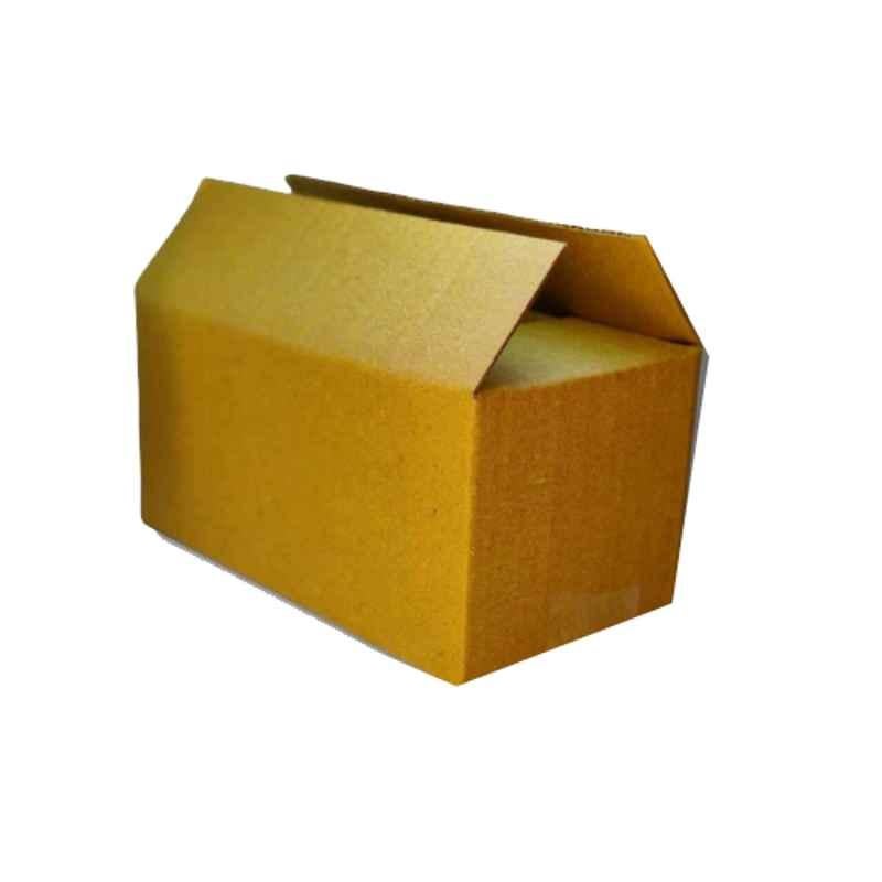 Tzoo 4.5x4.5x2 inch 3 Ply Cardboard Brown Corrugated Box (Pack of 75)