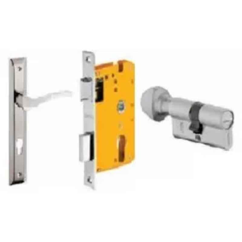 Dorset ML Series Fina 70mm Stainless Steel Patina Finish Door Handle Lock Set with Coin & Knob (Pack of 4)