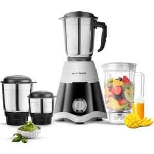 Longway Super Dlx 750W ABS Black & Gray Mixer Grinder with 4 Jars