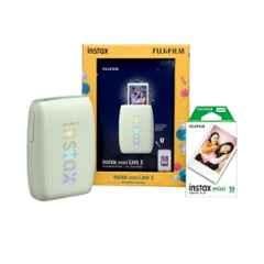 Fujifilm Instax Mini Link 3 5ppm Sage Green Smartphone Instant Photo Printer with 10 Pcs Instant Sheets