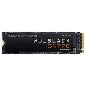 WD Black SN770 500GB NVMe PCIe Gen 3 M.2 Internal Gaming Solid State Drive with 3 Years Warranty, WDS500G3X0E