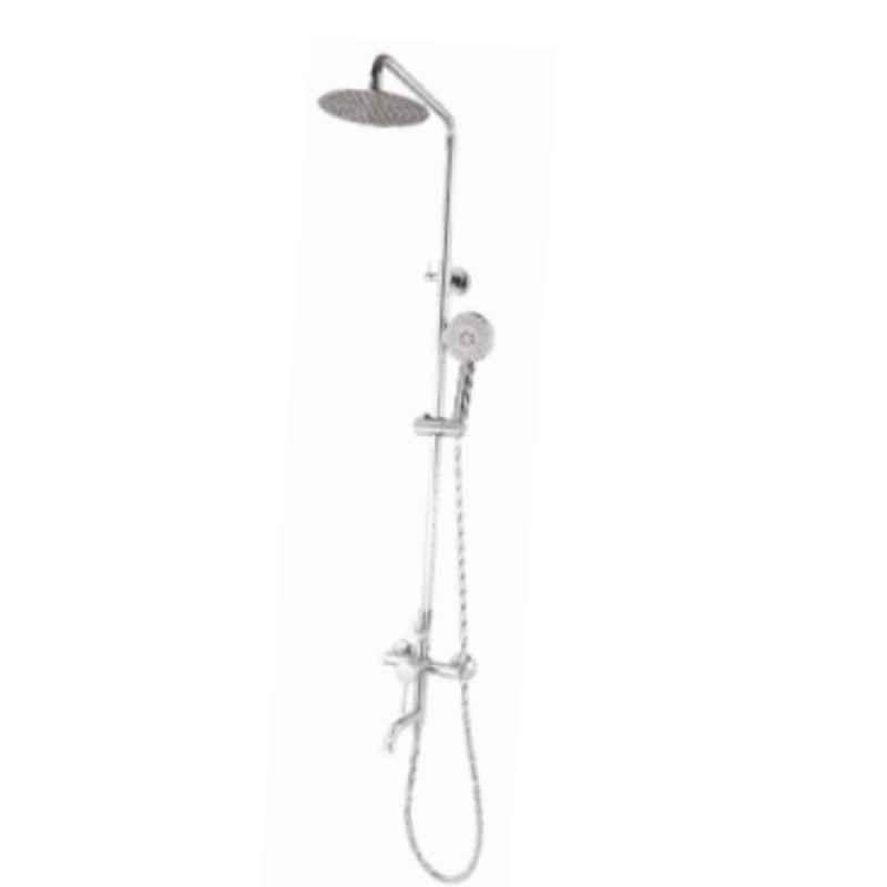 Somany Florence Brass Chrome Finish 3 in 1 Shower Column, 272110190131
