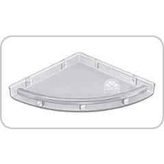 Galaxy 8x8 inch ABS Wall Mounted Bathroom Corner Shelves