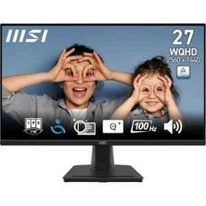 MSI Pro 27 inch 2560x1440p Black IPS WQHD LED Monitor, MP275Q