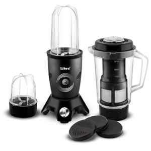 Libra 500W ABS Black BPA Free Mixer Grinder Blender with 2 Tritan Jars, LNUBJ01