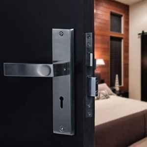 Saze Stainless Steel Matt Finish Mortise Door Lock Set with 3 Keys for Office, Hotel & Bathroom Ky-Fasino