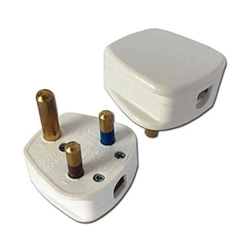 15A 3 Pin Power Plug (Pack of 10)