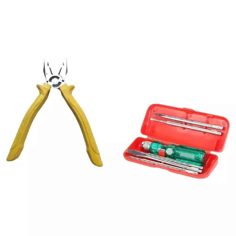 Sky Blue 2 Pcs 7.8 inch Lineman Plier Combo, SBE_PLIER_COMBO_MOD_01678