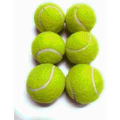 Kalindri Sports Yellow Tennis Ball (Pack of 6)