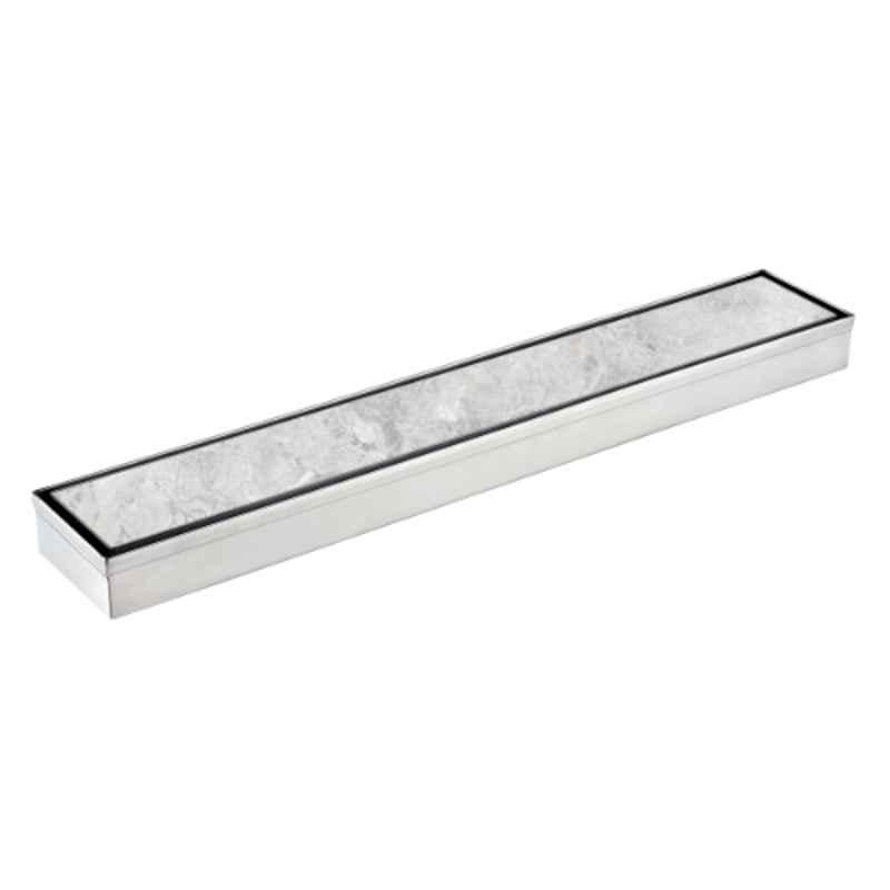 Buy Lipka 24x3 inch Stainless Steel Tile Insert Shower Drain Channel ...