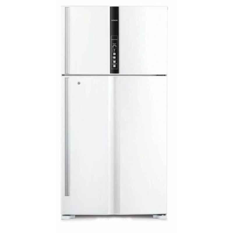 Hitachi 698L White Super Big2 Top Mount Inverter Refrigerator, RV820PUK1KTWH