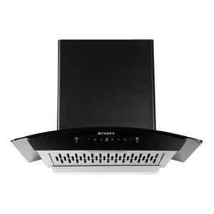 Faber 60cm 1200CMH Black & Light Grey Touch & Gesture Control Chimney, Hood Everest IN HC SC FL LG 60