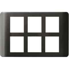 Schneider Electric Zencelo 12 Module Dark Grey Grid & Cover Frame, IN84012C(BZ) (Pack of 5)