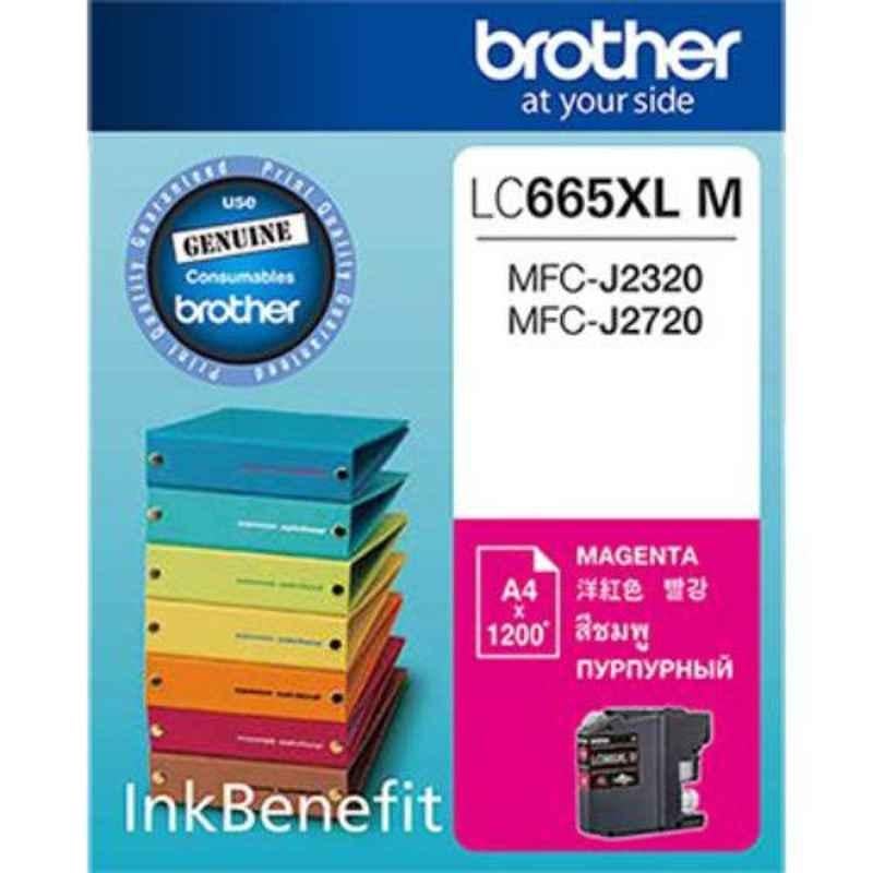 Brother LC 665XLM Magenta Ink Cartridge