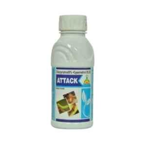 Shurbans 100ml Chlorpyrifos 50% & Cypermethrin 5% EC Attack Insecticide (Pack of 3)