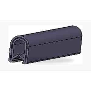 Avinya 16.5x10.5mm PVC Black Edge Trim with Steel, AMG0PU6437