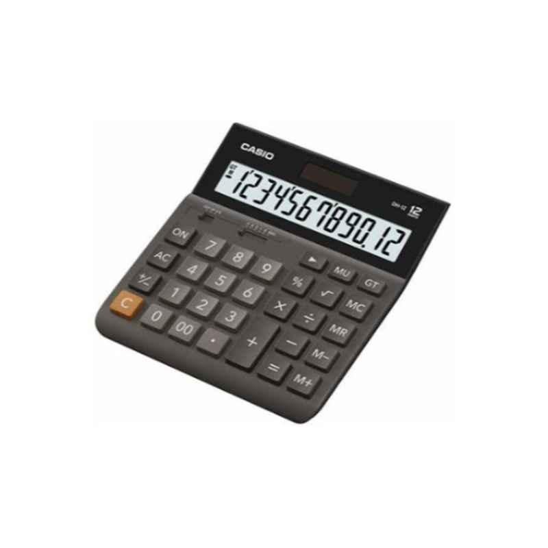 Casio DH-12-BK-W-DH 159x151x28.5mm Black 12 Digit Office Calculator