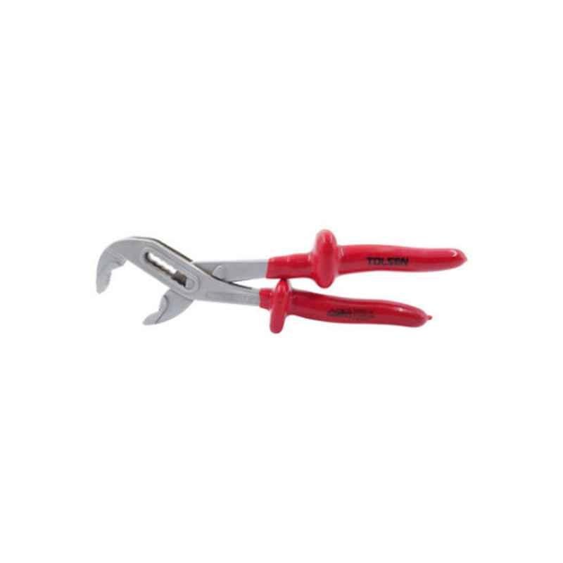 Tolsen 11530 12 inch Red Insulated Water Pump Plier