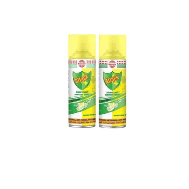 Asmaco 2Pcs Lemon Disinfectant Sanitizer Spray Set