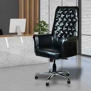 Zidle Maharaja HB Leatherette Black High Back Ergonomic Revolving Chair