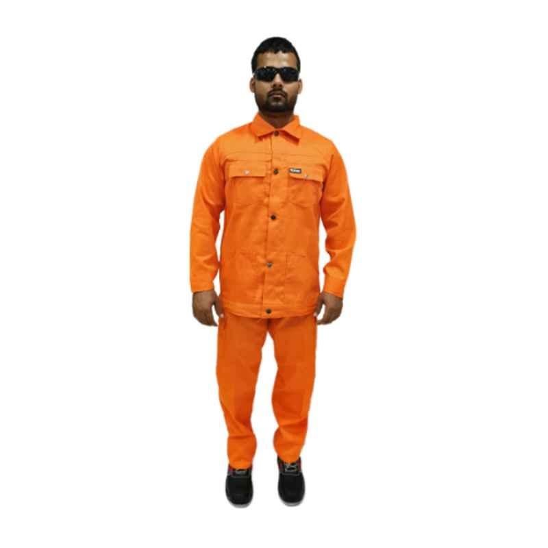Armour Production Twill Orange 2Pc Pant & Shirt, Size: XL