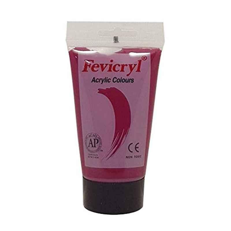 Fevicryl 75ml Acrylic Maroon Satin Paint Tube, AC44