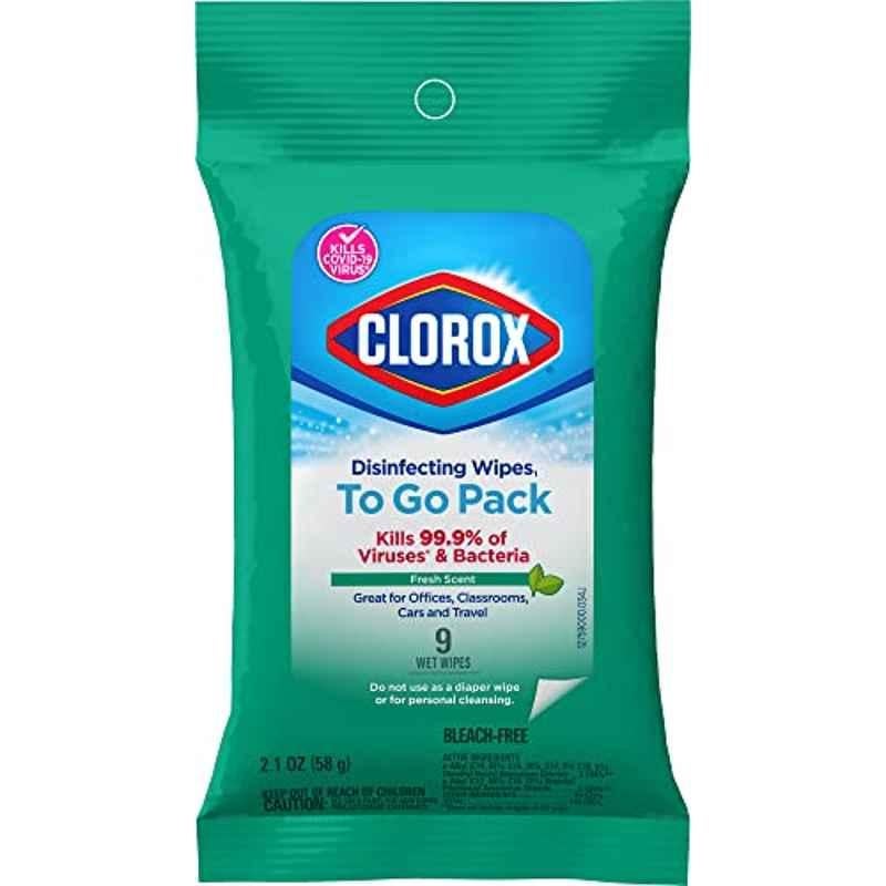 Clorox 9 Sheet Fresh Scent Disinfecting Wipes