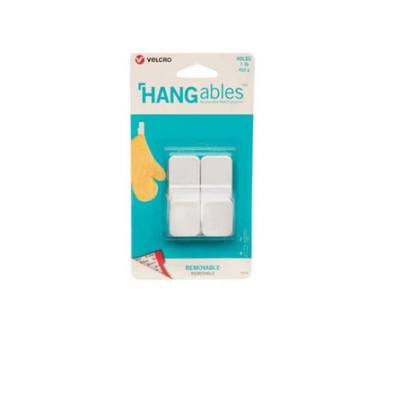Velcro White Hangables Removable Hook, Size: Small