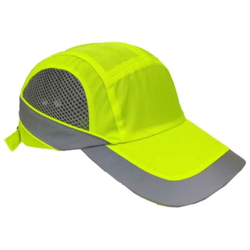Taha Safety Polyamide Green & Grey Bump Cap, BC1001