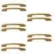 Atom 545 4 inch Brass Antique Finish Zinc Cabinet Pull Handle (Pack of 10)