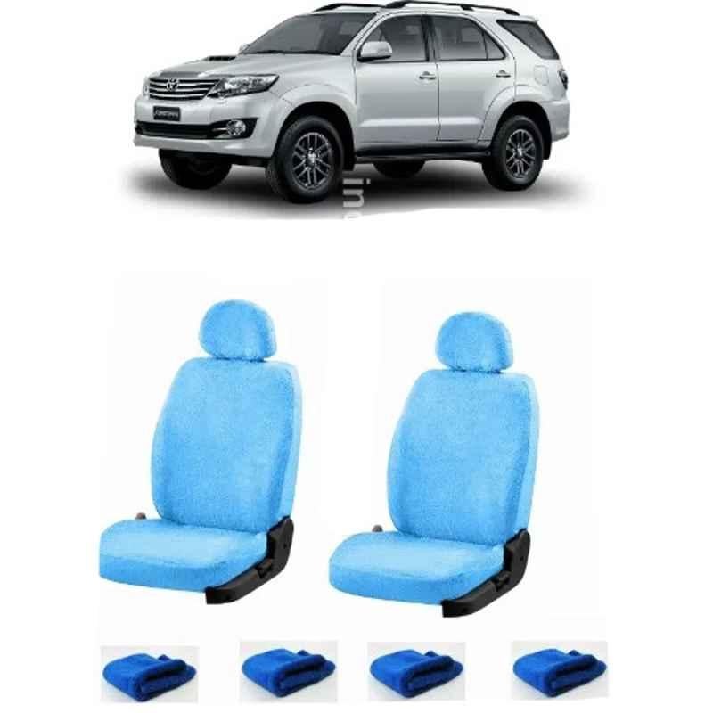 Oscar Sky Blue Aut-Sn-4593 Towel 1 Pcs\\Set Toyota Fortuner Car Seat Cover