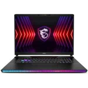 MSI 14VIG Raider GE78 HX Core Black Gaming Laptop with Intel Core i9 14th Gen 14900HX 32GB/2TB SSD/Windows 11 Home/NVIDIA GeForce RTX 4090 & 17 inch Display, 9S7-17S151-804